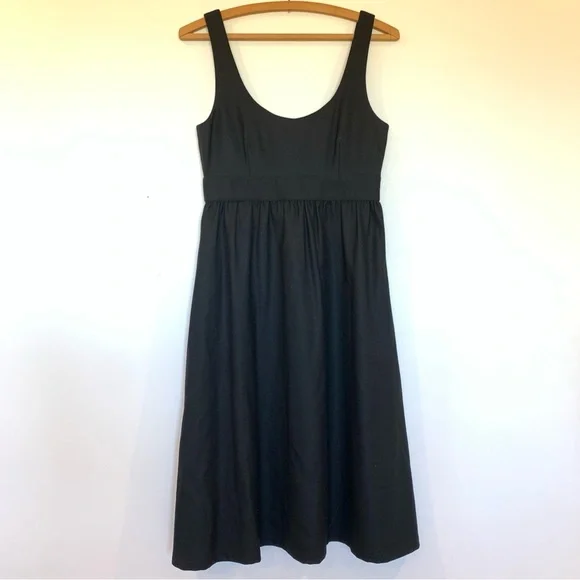 mandarin midi dress Maison Des Copains ELYSIA SHEATH MANDARIN COLLAR CREPE CALF LENGTH DRESS